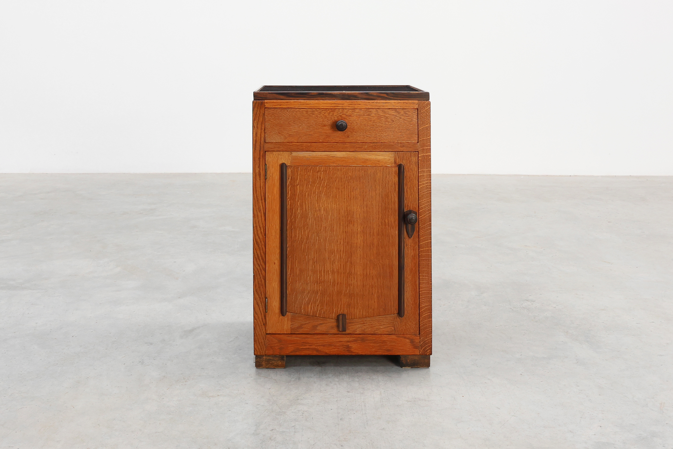 Art Nouveau &ldquo;Amsterdamse School&rdquo; Nightstand, The Netherlands ca. 1925thumbnail